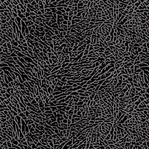 Elephant Print Black Surface Pro Tablet Skin